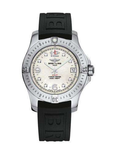 Breitling Colt 36 Pearl Elmas / Kauçuk / Pin, referans A7438911/A771/237S/A16S.1