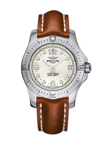Breitling Colt 36 Pearl Elmas / Calf / Pin, referans A7438911/A771/412X/A16BA.1