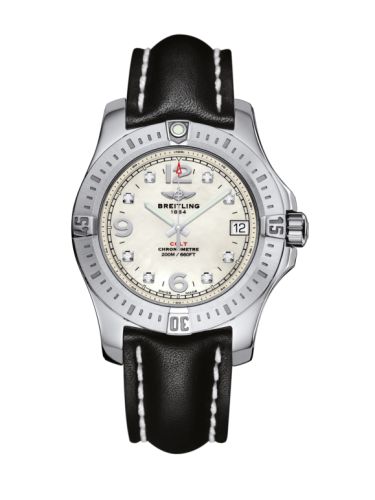 Breitling Colt 36 Pearl Elmas / Calf / Pin, referans A7438911/A771/414X/A16BA.1