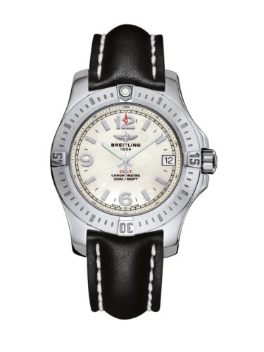 Breitling Colt 36 Pearl / Calf / Pin, referans A7438911/A772/414X/A16BA.1