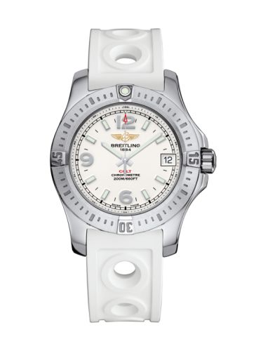 Breitling Colt 36 Stratus Gümüş / Kauçuk / Pin, referans A7438911/G803/230S/A16S.1