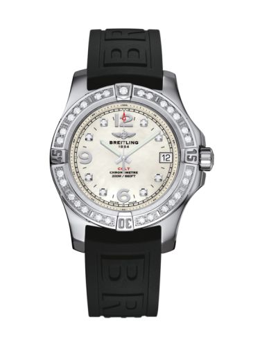 Breitling Colt 36 Elmas / Pearl Elmas / Kauçuk, referans A7438953.A771.237S