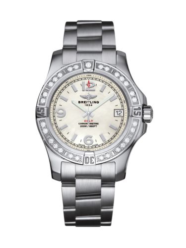 Breitling Colt 36 Elmas / Pearl / Bilezik, referans A7438953.A772.178A