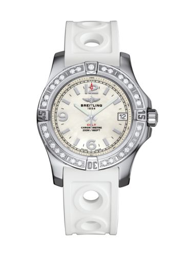 Breitling Colt 36 Elmas / Pearl / Kauçuk, referans A7438953.A772.230S