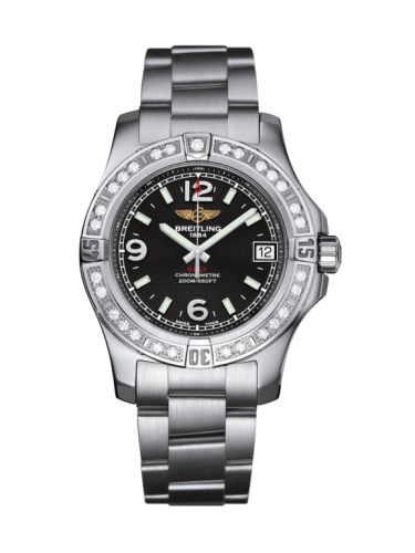 Breitling Colt 36 Elmas / Volcano Siyah / Bilezik, referans A7438953.BD82.178A