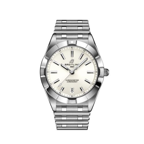 Breitling Chronomat 32 Paslanmaz Çelik / Beyaz / Rouleaux, referans A77310101A2A1