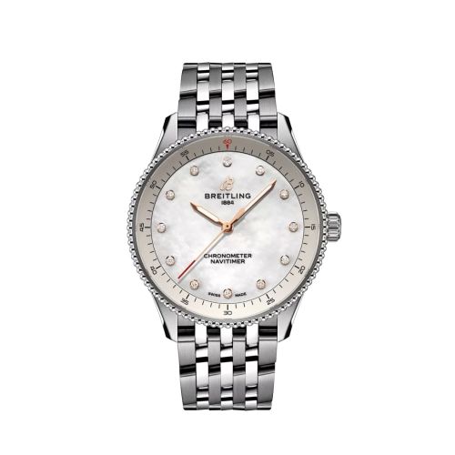 Breitling Navitimer Quartz 32 Stainless Steel / MOP / Bracelet, reference A77320E61A2A1