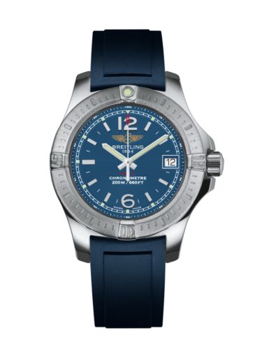 Breitling Colt Lady Mariner Blue / Rubber / Pin 33mm, reference A7738811/C908/141S/A14S.1