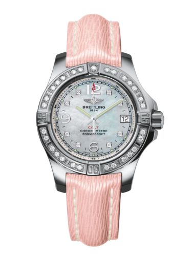 Breitling Colt Lady Diamond / Pearl Diamond / Sahara / Pin 33mm, reference A7738853/A769/238X/A14BA.1