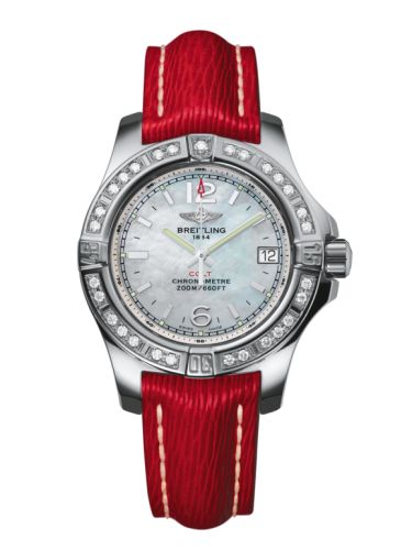 Breitling Colt Lady Diamond / Pearl / Sahara / Pin 33mm, reference A7738853/A770/209X/A14BA.1