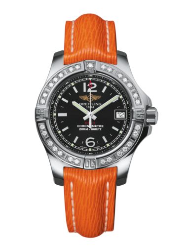 Breitling Colt Lady Diamond / Volcano Black / Sahara / Pin 33mm, reference A7738853/BD46/212X/A14BA.1
