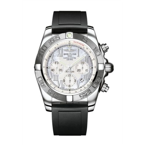 Breitling Chronomat 44 Paslanmaz Çelik / MOP - Roman / Kauçuk, referans AB011011/A691/131S