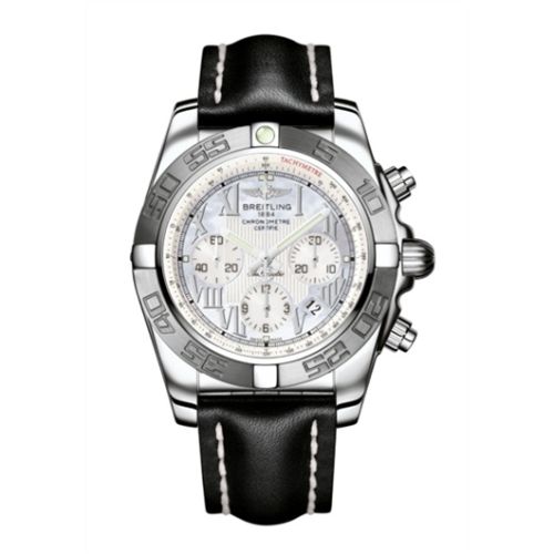 Breitling Chronomat 44 Paslanmaz Çelik / MOP - Roman / Calf, referans AB011011/A691/435X
