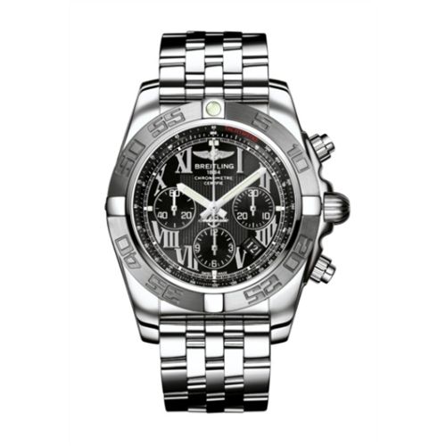 Breitling Chronomat 44 Paslanmaz Çelik / Siyah - Roman / Bilezik, referans AB011011/B956/375A