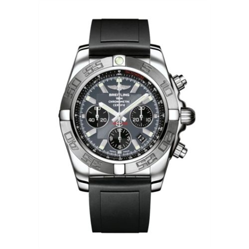 Breitling Chronomat 44 Paslanmaz Çelik / Gri / Kauçuk, referans AB011011/F546/131S