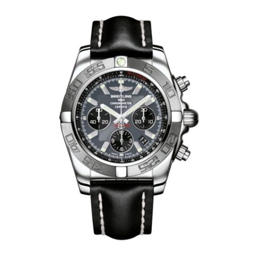 Breitling Chronomat 44 Paslanmaz Çelik / Gri / Calf, referans AB011011/F546/435X