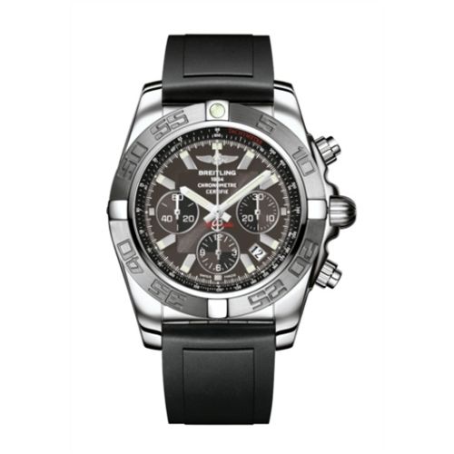 Breitling Chronomat 44 Paslanmaz Çelik / Gri / Kauçuk, referans AB011011/M524/131S