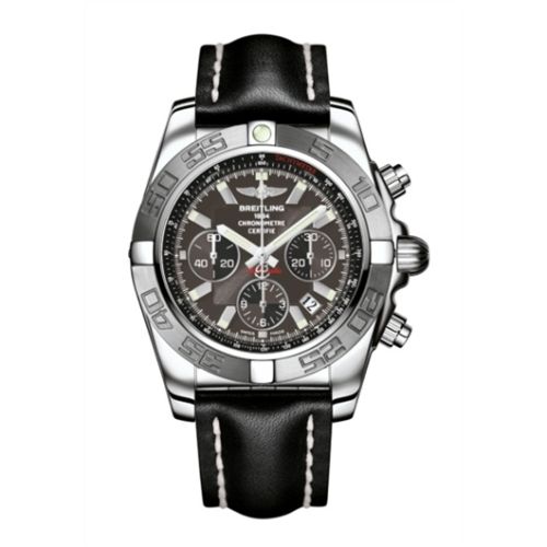 Breitling Chronomat 44 Paslanmaz Çelik / Gri / Calf, referans AB011011/M524/435X