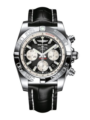 Breitling Chronomat 44 Paslanmaz Çelik / Inverted Panda / Croco, referans AB011012.B967.744P