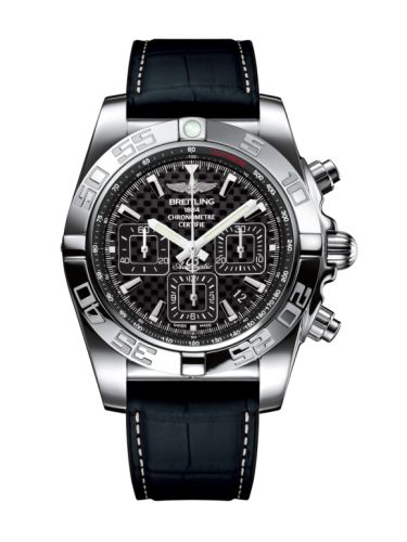 Breitling Chronomat 44 Paslanmaz Çelik / Carbon / Croco Kauçuk, referans AB011012/BF76/296S/A20D.4