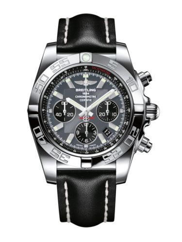 Breitling Chronomat 44 Paslanmaz Çelik / Siyaheye Gri / Calf, referans AB011012.F546.435X