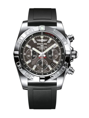 Breitling Chronomat 44 Paslanmaz Çelik / Carbon Siyah / Kauçuk, referans AB011012.M524.131S