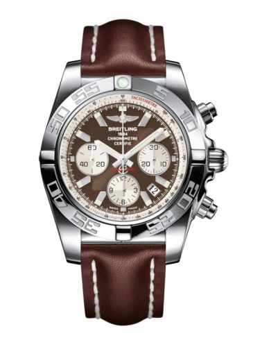 Breitling Chronomat 44 Paslanmaz Çelik / Metallica Kahverengi / Calf, referans AB011012.Q575.437X