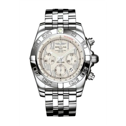 Breitling Chronomat 44 Paslanmaz Çelik / Sierra Gümüş Roman / Bilezik, referans AB011012.G676.375A
