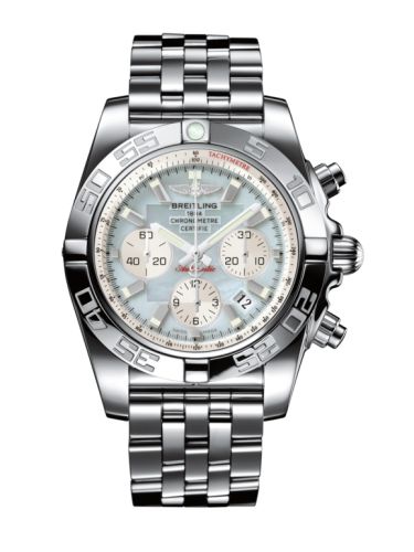 Breitling Chronomat 44 Paslanmaz Çelik / Gray Pearl / Bilezik, referans AB011012.G685.375A
