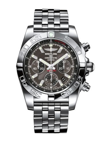 Breitling Chronomat 44 Paslanmaz Çelik / Carbon Siyah / Bilezik, referans AB011012.M524.375A