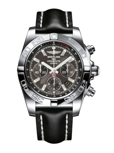 Breitling Chronomat 44 Paslanmaz Çelik / Carbon Siyah / Calf, referans AB011012.M524.435X