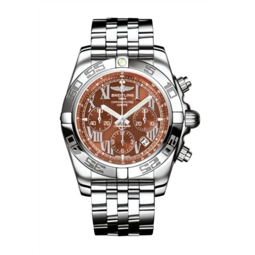 Breitling Chronomat 44 Paslanmaz Çelik / Amber / Bilezik, referans AB011012.Q566.375A