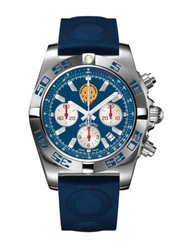 Breitling Chronomat 44 Paslanmaz Çelik / Patrouille de France / Kauçuk, referans AB01109E.C886.224S