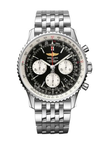 Breitling Navitimer 01 43 Stainless Steel / Black / Bracelet, reference AB012012/BB01/447A