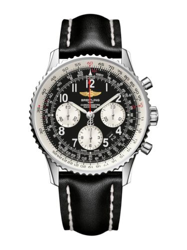 Breitling Navitimer 01 43 Stainless Steel / Black Arabic / Calf / Pin, reference AB012012/BB02/435X/A20BA.1