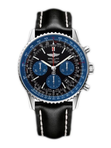 Breitling Navitimer 01 43 Stainless Steel / Blue Edition / Calf / Pin, reference AB012116/BE09/435X/A20BA.1