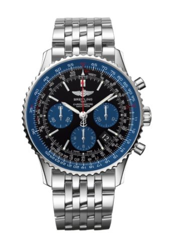 Breitling Navitimer 01 43 Stainless Steel / Blue Edition / Bracelet, reference AB012116/BE09/447A