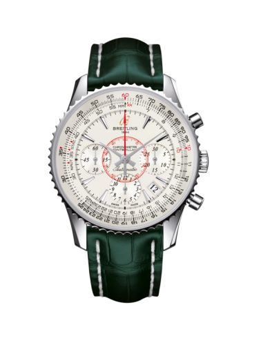 Montbrillant 01 Paslanmaz Çelik / Mercury Gümüş / Croco 40 mm