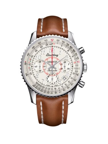 Breitling Montbrillant 01 Paslanmaz Çelik / Mercury Gümüş / Calf 40mm, referans AB013012.G735.425X