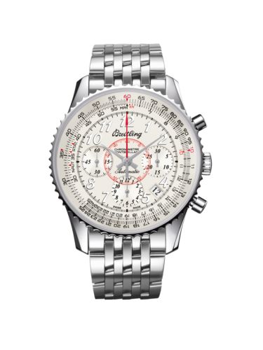 Breitling Montbrillant 01 Paslanmaz Çelik / Mercury Gümüş / Bilezik 40mm, referans AB013012.G735.448A