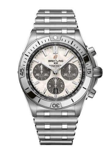 Breitling Chronomat B01 42 Paslanmaz Çelik / MOP / Japan, referans AB0134101A1A1