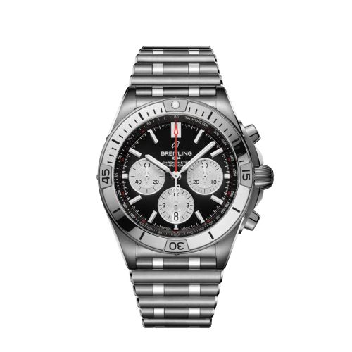 Breitling Chronomat B01 42 Paslanmaz Çelik / Siyah / Rouleaux, referans AB0134101B1A1