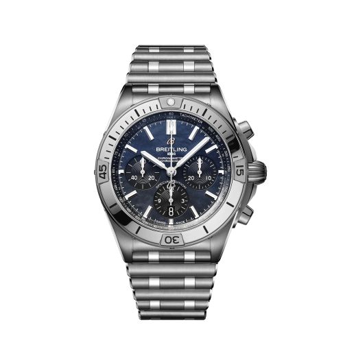 Breitling Chronomat B01 42 Paslanmaz Çelik / Siyah MOP / Japan, referans AB0134101B3A1