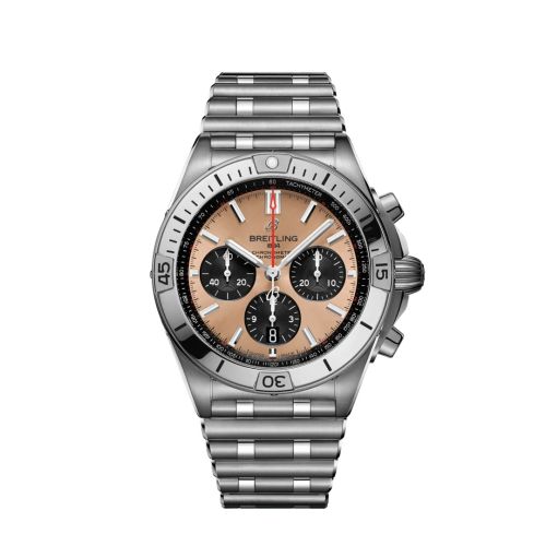 Breitling Chronomat B01 42 Paslanmaz Çelik / Copper / Rouleaux, referans AB0134101K1A1