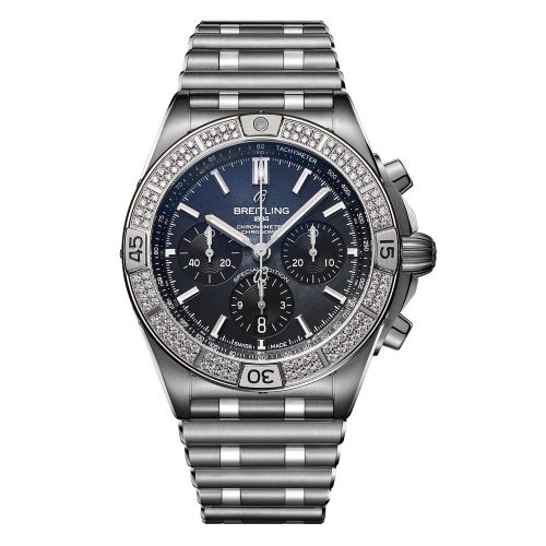 Breitling Chronomat B01 42 Paslanmaz Çelik / Elmasworks / Siyah MOP / Japan, referans AB01349A1B1A1