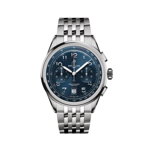 Breitling Premier B01 Chronograph 42 Paslanmaz Çelik / Mavi / Bilezik, referans AB0145171C1A1