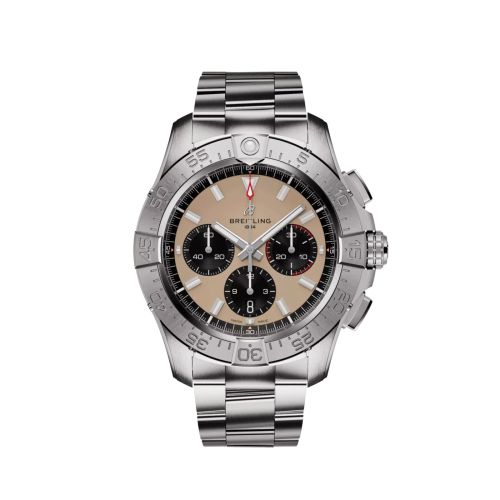 Breitling Avenger B01 Chronograph 44 Stainless Steel / Sand / Bracelet, reference AB0147101A1A1