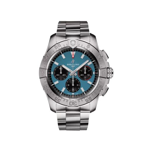 Breitling Avenger B01 Chronograph 44 Stainless Steel / Blue / Bracelet, reference AB0147101C1A1