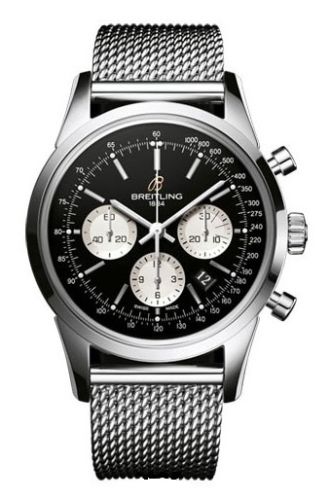 Breitling Transocean Chronograph Paslanmaz Çelik / Reverse Panda / Limited Edition, referans AB015112/BA59/154A