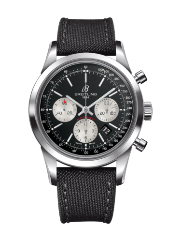 Breitling Transocean Chronograph Paslanmaz Çelik / Reverse Panda / Military / Pin 43mm, referans AB015212/BF26/109W/A20BA.1